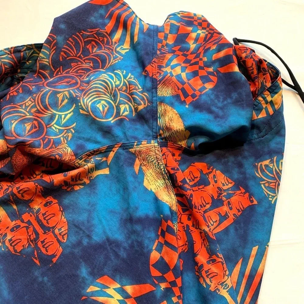 Volcom Lido Weedo Board Shorts Swim Trunks Mens 40 Stretch Floral Print Colorful